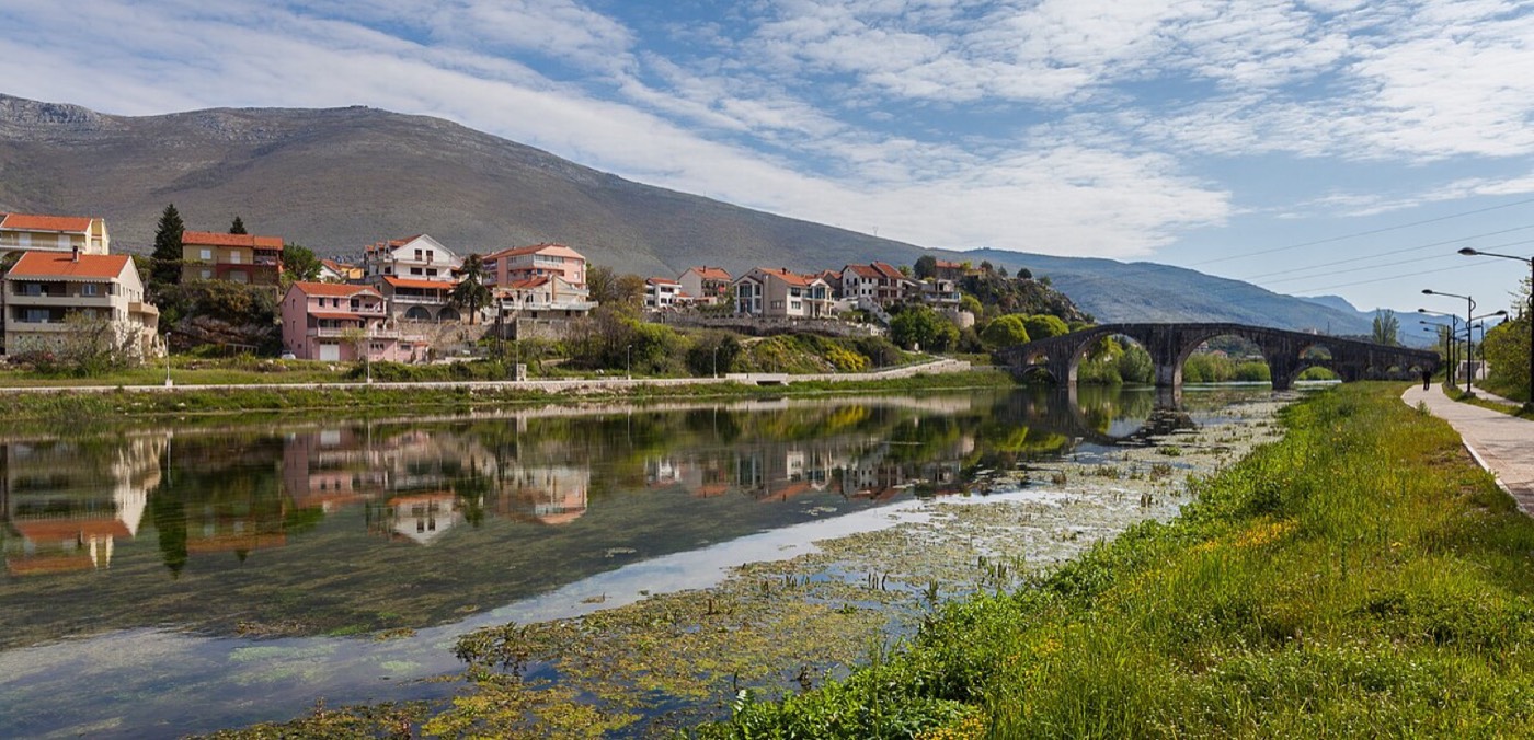 The stone Arslanagić Bridge over the Trebišnjica