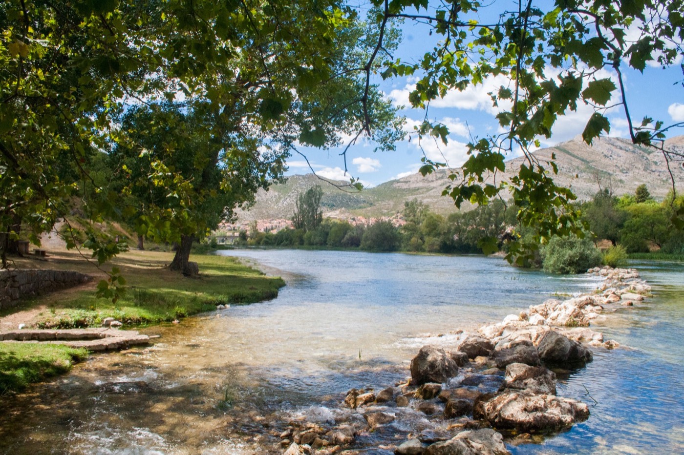The Trebišnjica at the Studenac picnic ground